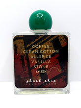 Load image into Gallery viewer, Ghosts of Joliet: coffee, clean cotton, allspice, vanilla, stone, musk
