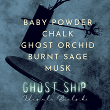 Load image into Gallery viewer, PARANORMAL ACTIVITY: baby powder, chalk, ghost orchid, burnt sage, musk | NEW travel size available!